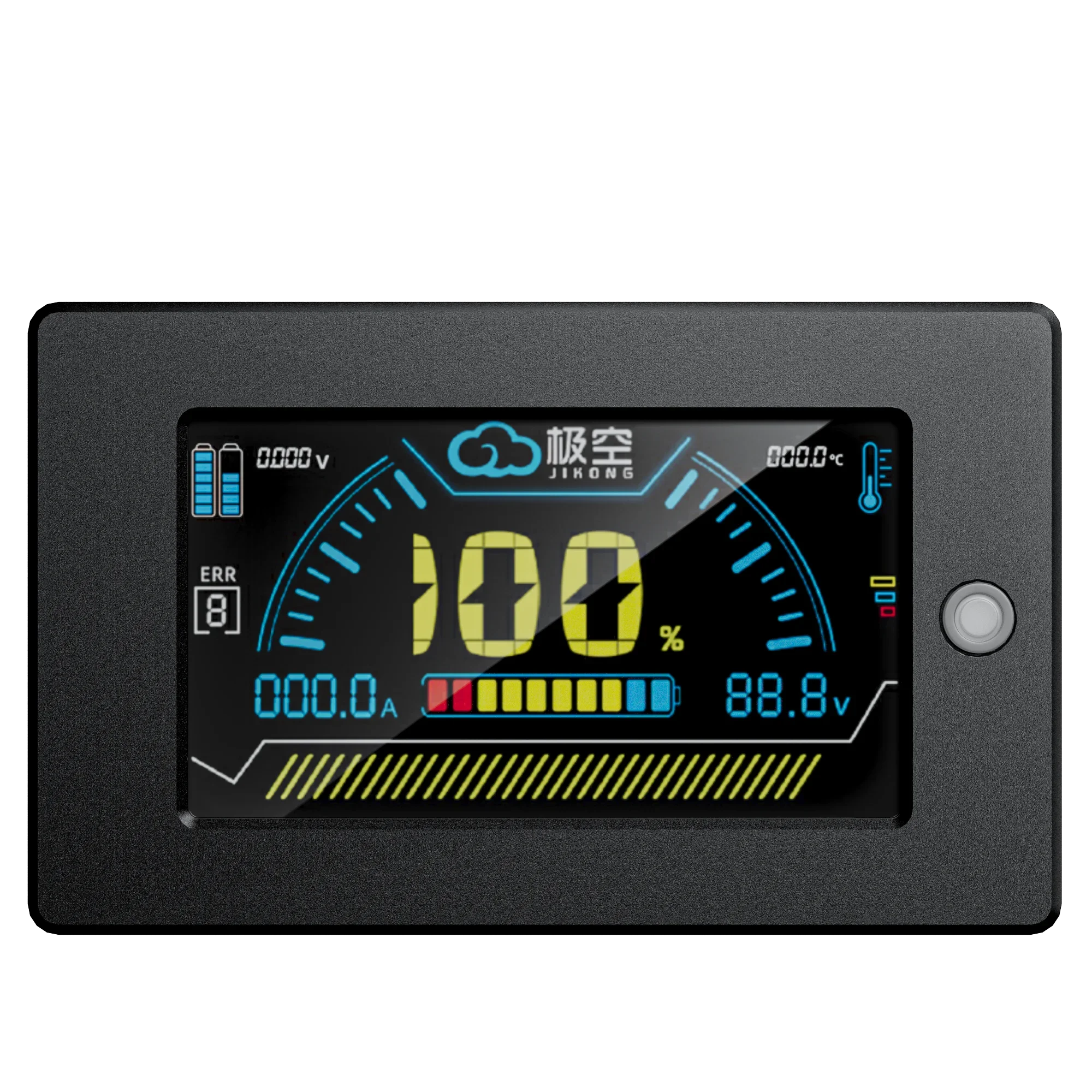 JIKONG BMS 3.2 Inch LCD Display Lithium Battery Smart Bms Battery Level Indicator ,Current/Voltage/and Energy Smart Monitor