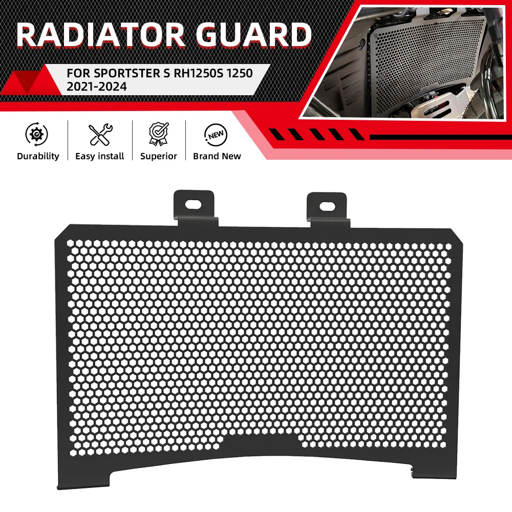 

FOR Sportster S 1250 RH1250S 2021 2022 2023 2024 Radiator Guard Cover Protector Grille Motorcycle SPORTSTER S RH 1250S 2024-2021