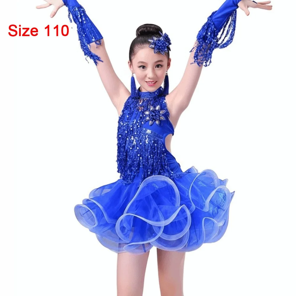 스팽글 라틴 댄스 의상 태슬 프린지 공연 대회 의상 대회 스타일 공연복 라틴 스커트
