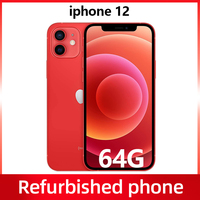 Refurbished phone APPLE iPhone 12 64go unlock smartphone inch screen OLED A14 Bionic chip double 12mp