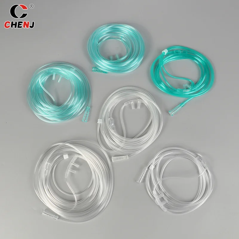 1PCS 1.5/1.8/3/4/5M Disposable Oxygen Tube Double Nasal Oxygen Tube Independent Packing Medical Care Machine Breathing Cannula