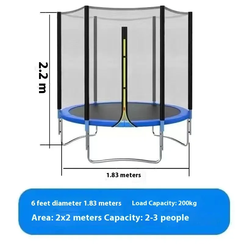 Großes kommerzielles quadratisches Trampolin für den Außenbereich, universelles Kindertrampolin für Spielplätze und Parks