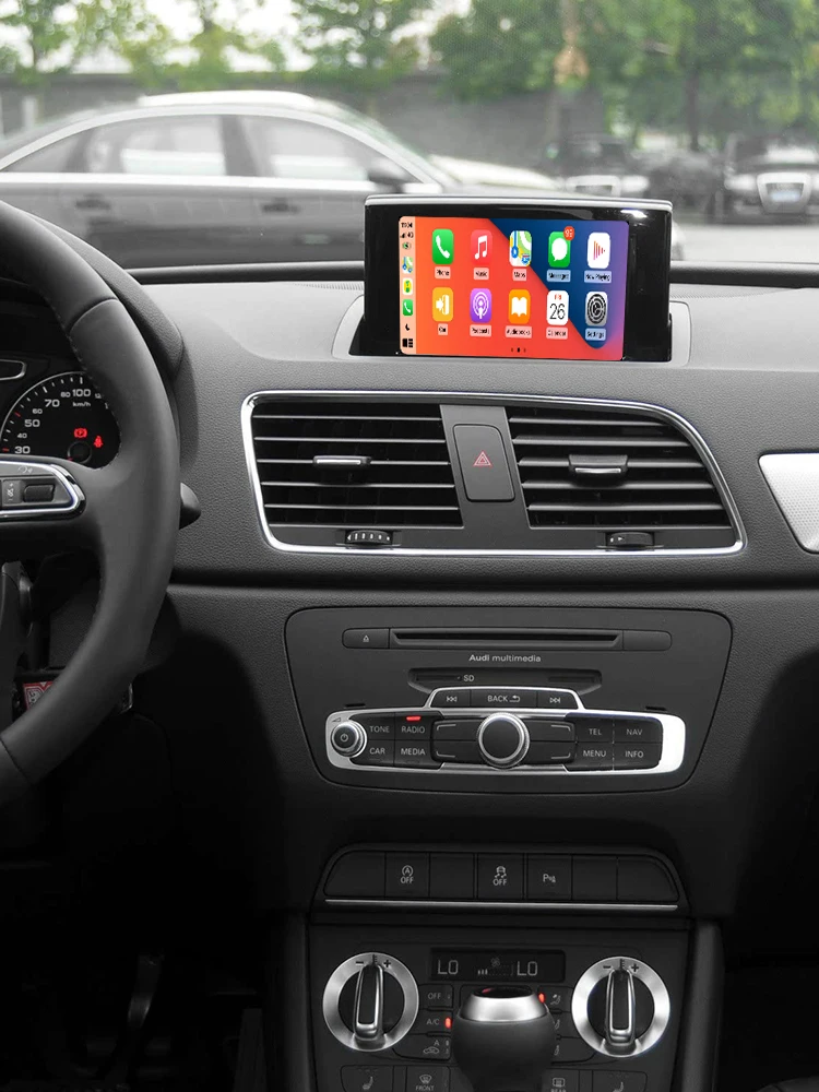 BONROAD Wireless Carplay für Audi A1 Q3 2013–2018 mit Android Auto AirPlay Mirror Link Bluetooth GPS-Navigationsmodul-Decoder