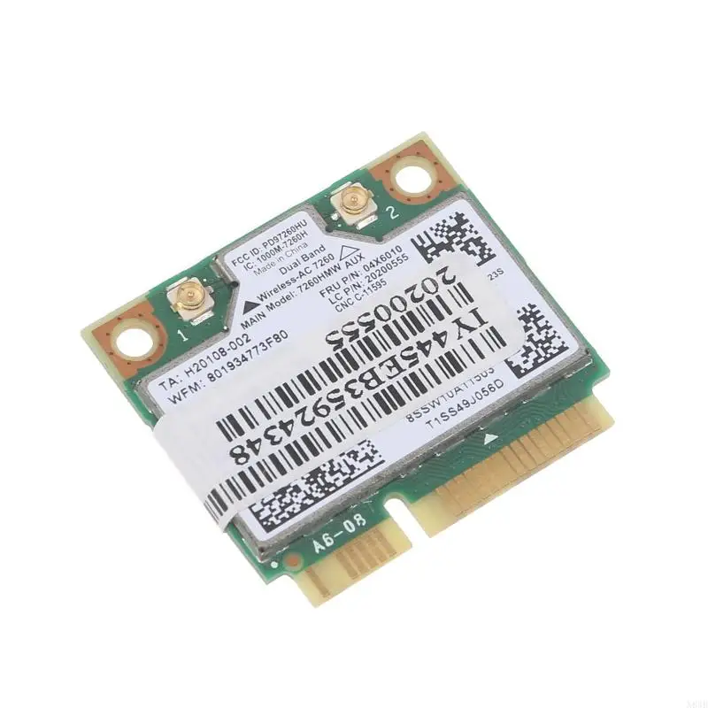 N84B Dual Band Wireless 7260 7260AC 7260HMW 802.11AC MINI PCI-E WiFi BT4.0 การ์ด WLAN