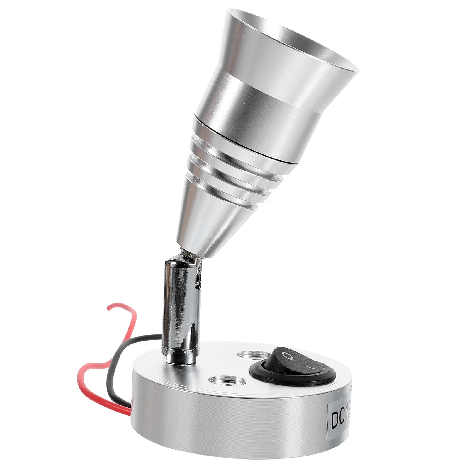 

Reading Light With Led Lamp 12-24V 3W Dc Input Warm White Rv Lighting Tool For Study Work Replace Old Rv Lamp Silver