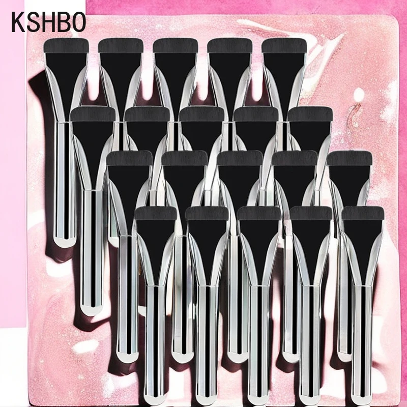 New Arrivals Flat Head Foundation Brush Ultrathin Concealer Makeup Brushes Face Contour Cosmetic Blending Mask Brush Beauty Tool