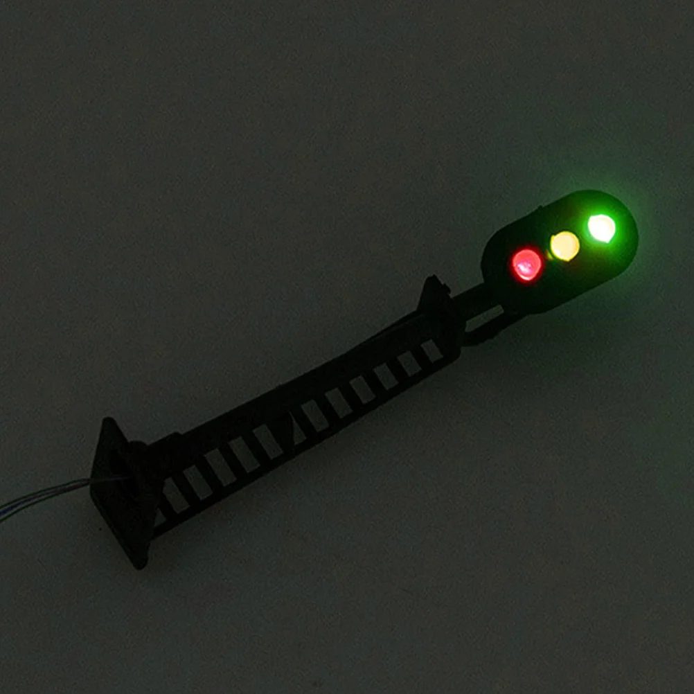 Miniatuur spoorwegtreinsignalen Modelverlichting Zandtafel Verkeerslamp Werkbank