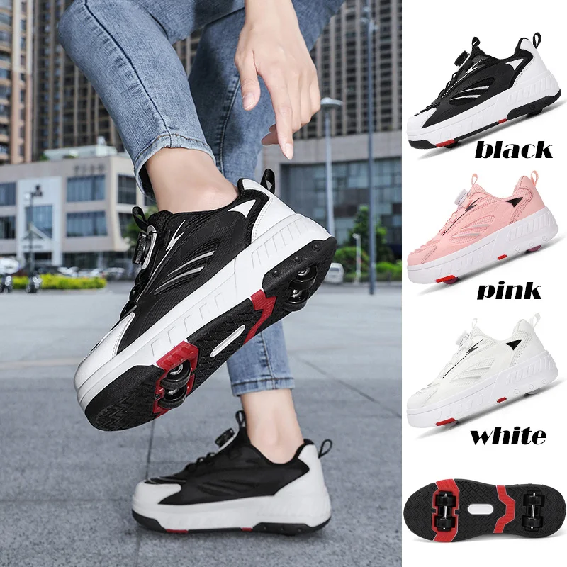 

Kids Roller Sneakers Flying Shoes Outdoor Skating Detachable Skate Running Shoes Sport Gift for children