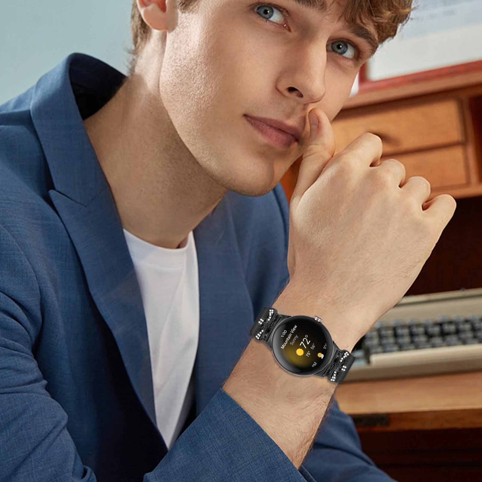 Миланская петля для Google Pixel Watch 3, 41 мм, аксессуары для браслетов, металлический браслет из нержавеющей стали для Pixel Watch 1 2 Band