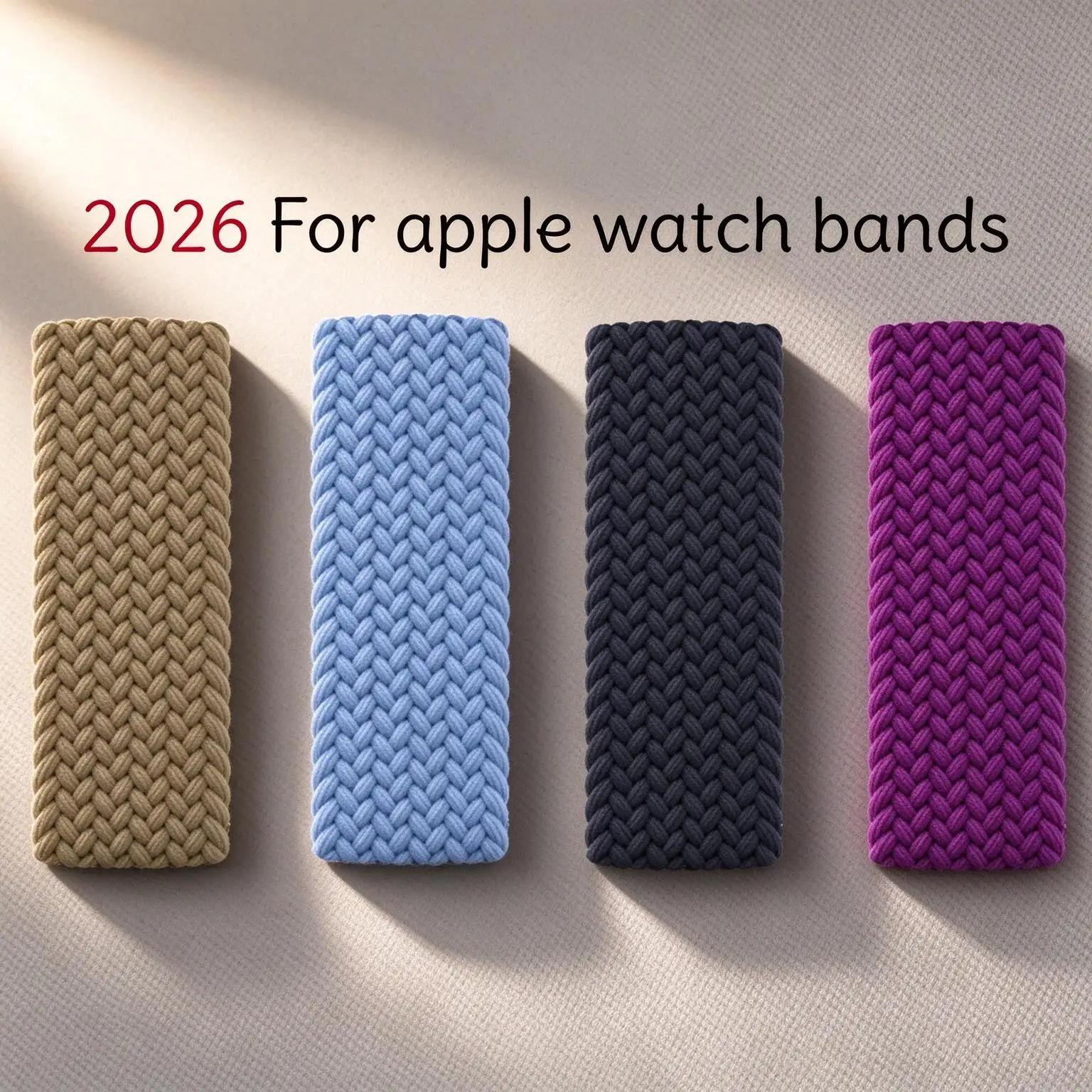Braided Strap For Apple Watch Bands  44mm 42mm 45mm 40mm 49mm Sport Bracelet Correa iwatch series 12 11 10 8 9 SE Ultra 4 3