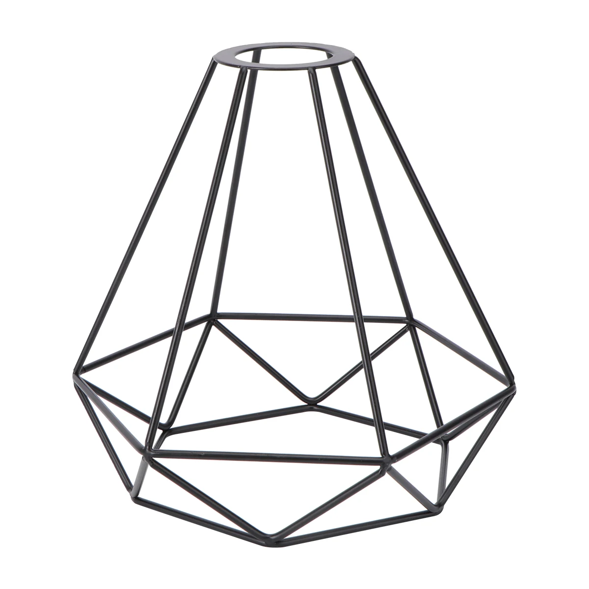

1pc Iron Art Lampshade Black Vintage Industrial Light Cage Guard For Bedroom Wall Ceiling Decor Lamp Shade Lighting Accessory