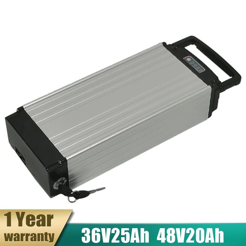 

48V 20ah Rear Rack EBike Luggage Rack battery 36V 25ah electric bike batterie For 250w 350w 500w 750W 1000w motor