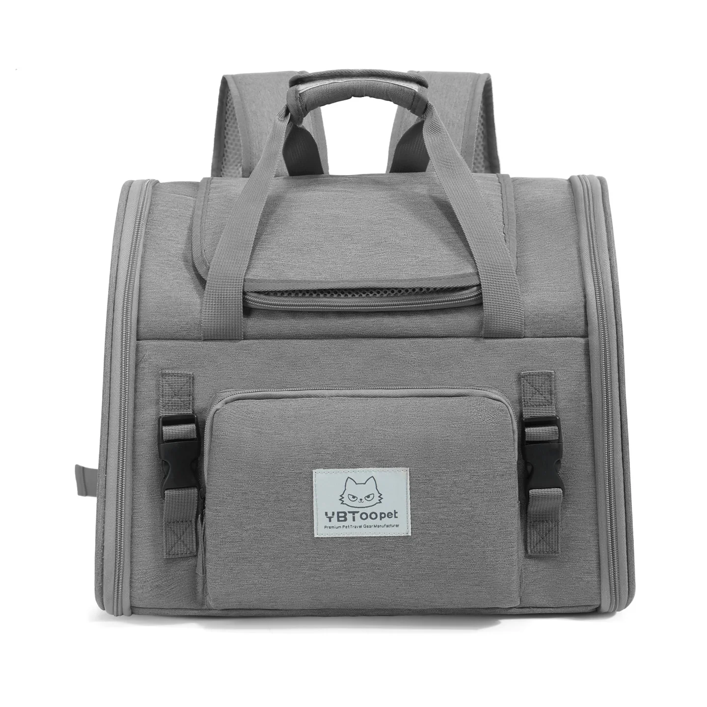 

Cat bag - expandable backpack for dual shoulder use, pet cat bag, large capacity cat pet backpack, wholesale for pet travel bag