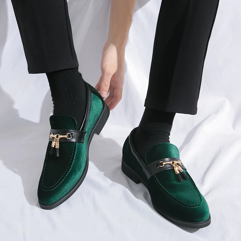 Fashion designer new styles shoes for men loafer Trendy brand Wedding Party Outdoor Activities Men\'s Shoes Large size 38-46