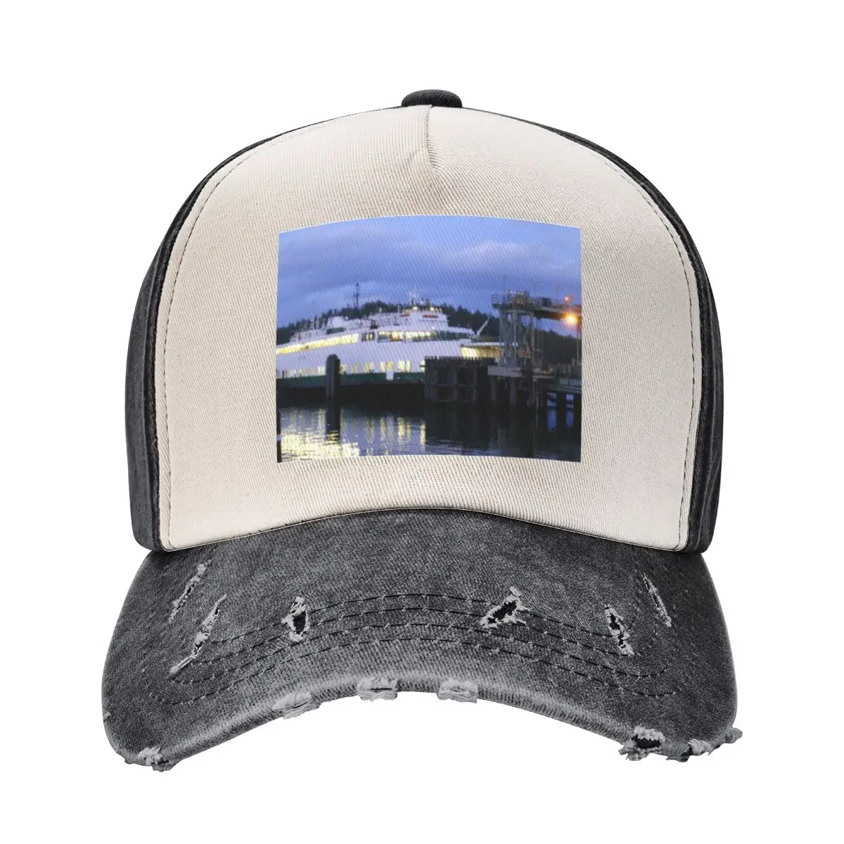 Ferry - Friday Harbor, WA Baseball Cap Sun Hat For Children New In The Hat Women's 2025 Men's