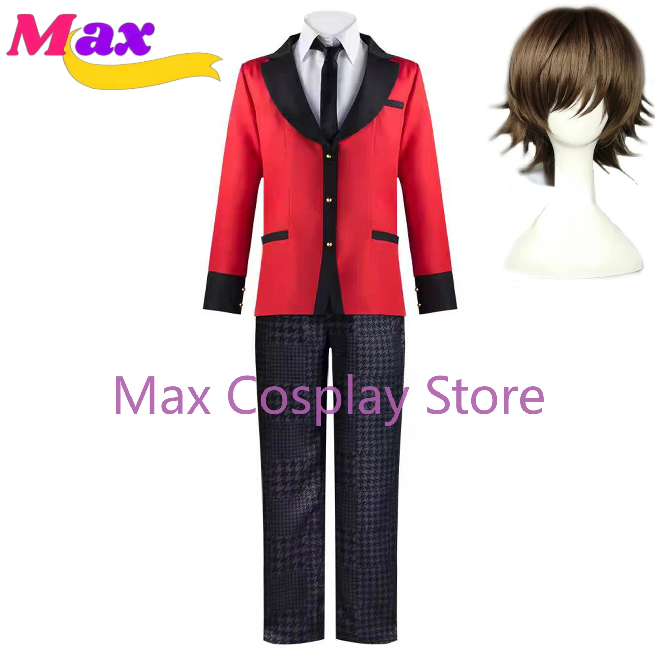 

Max Anime Cos Ryota Suzui Cosplay Costume School Party Uniform Full Set Unisex Suit