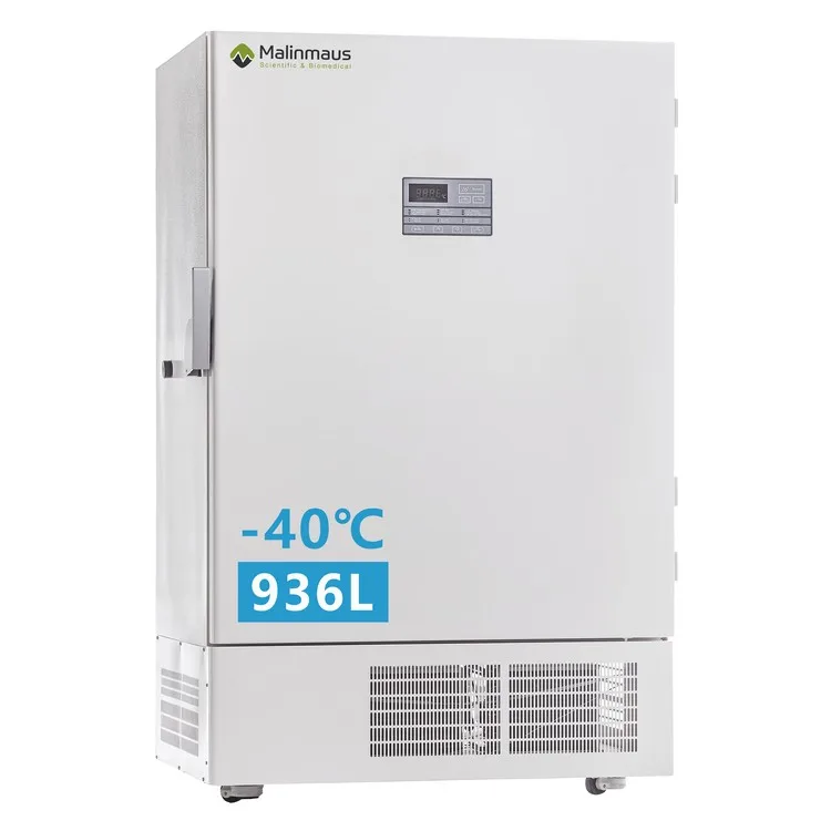 Suitable for all new smart devicesMalinmaus 936L Minus 40 Degree 40C Large Capacity Lab Deep Medical Hospital Biological Sample