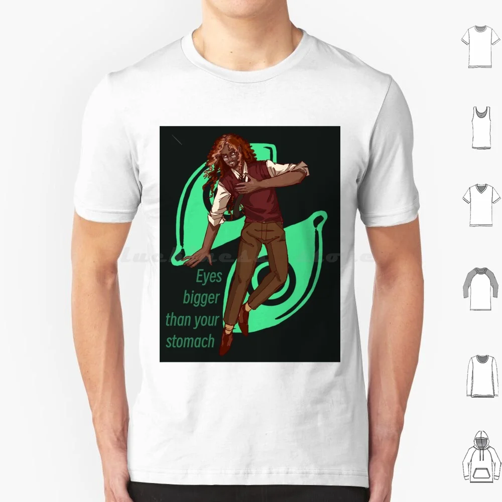 Eyes Bigger Than Your Stomach-Tma T Shirt 6xl Cotton Cool Tee The Magnus Archives Jonathan Sims Tma Archivist Eye Beholding