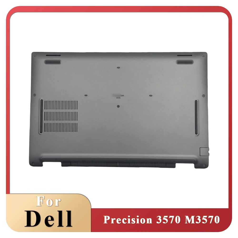 Original New For Dell Precision 3570 M3570 Bottom Case Lower Base Cover Silver 09F4RN 9F4RN