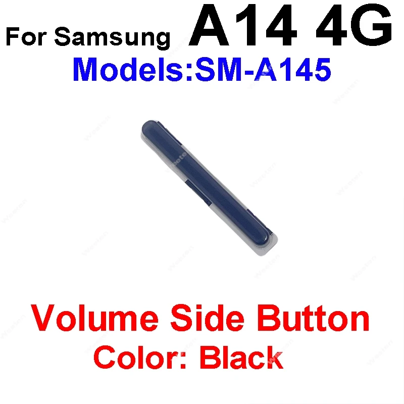 Side Power Volume Buttons For Samsung Galaxy A14 A145F A146B A24 A245F A34 A54 A346E Power On Off Volume Up Down Buttons Keys