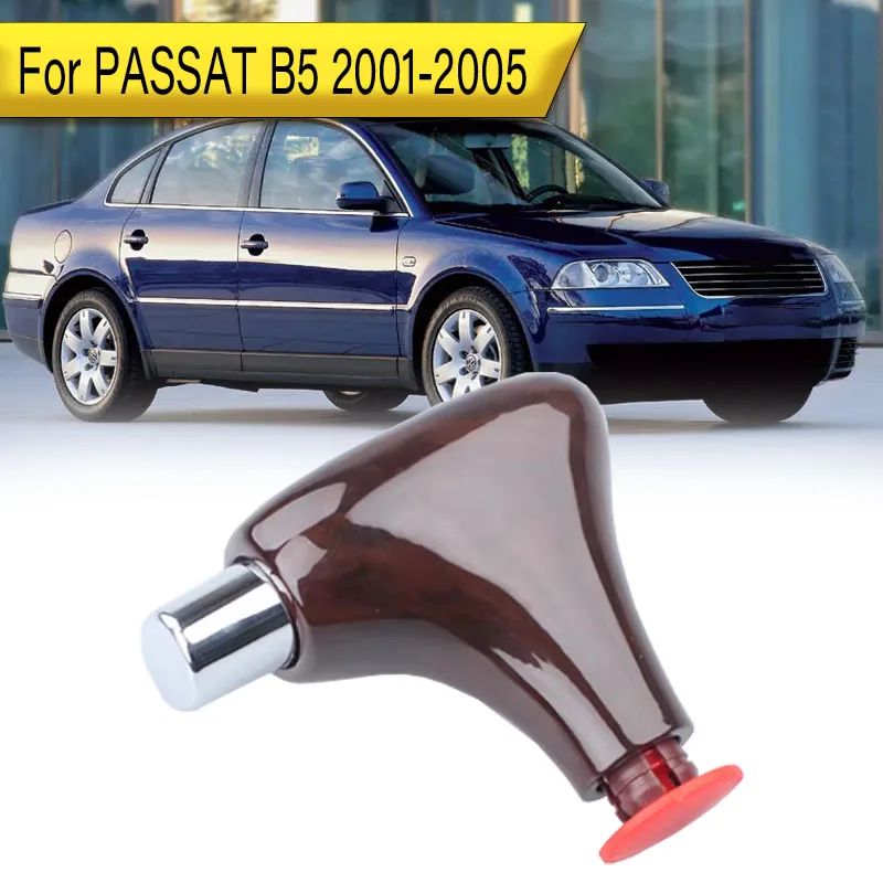 

For PASSAT B5 2001 2002 2003 2004 2005 Cherry Wood Automatic Gear Shift Knob Shifting 3BD713139 3BD 713 139