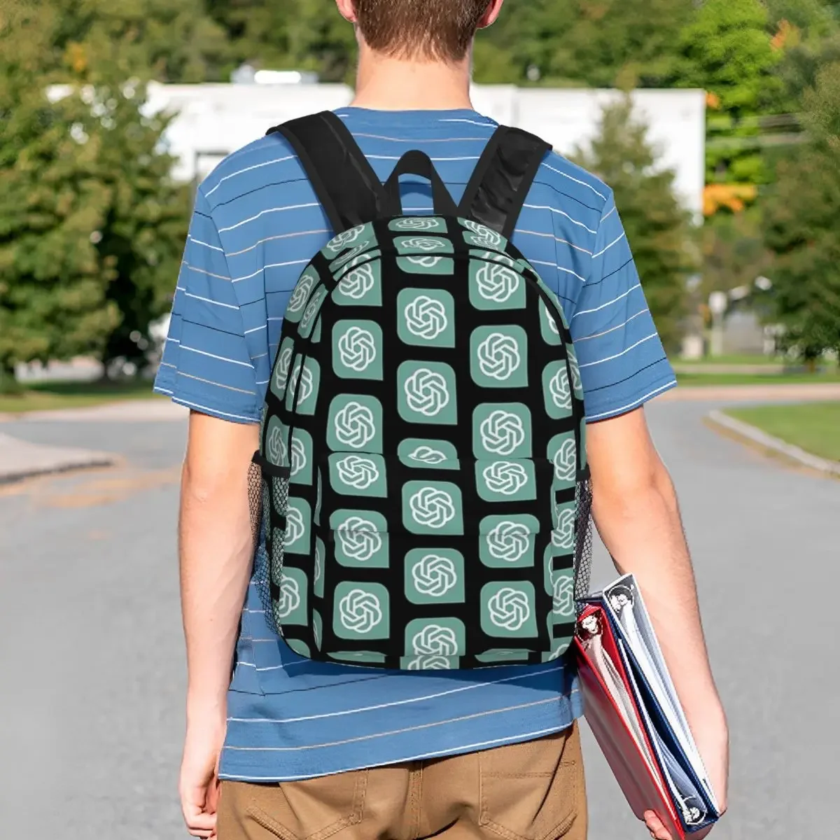 Sacs à dos GPT 3 pour garçons et filles, cartable décontracté pour étudiants, sacs d'école, sac à dos de voyage, sac initié, grande capacité, demandes de renseignements