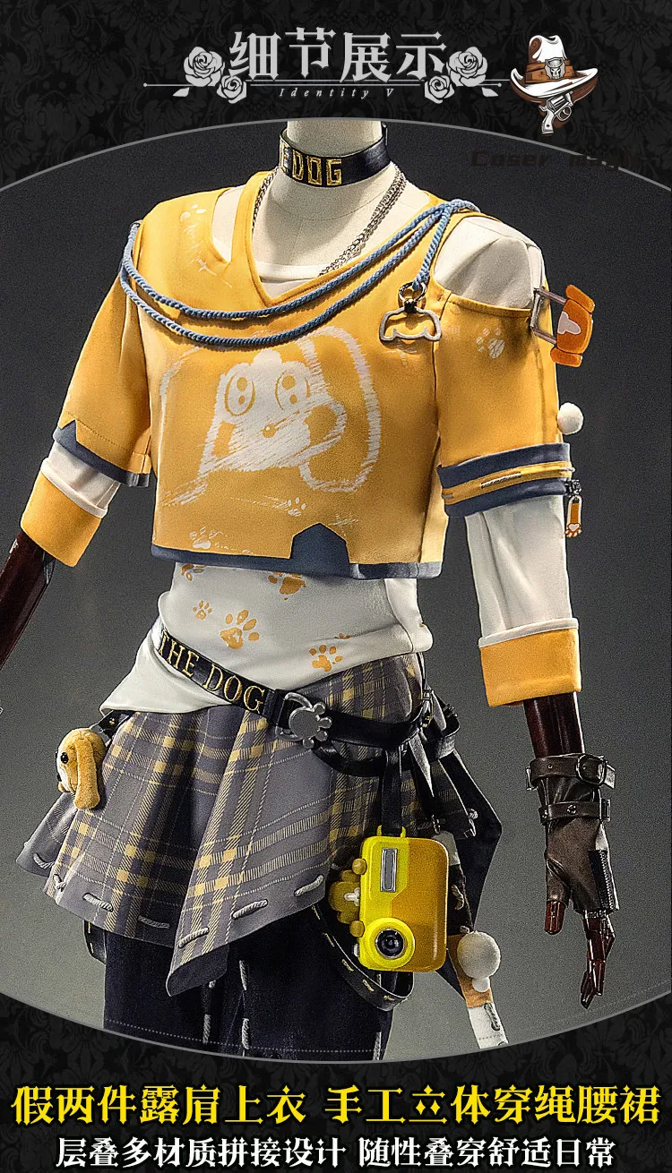 Game Identity Ⅴ Luca Balsa Cosplay Costume Uniform Halloween Carnival Party Christmas Play Role Clothes Clothing