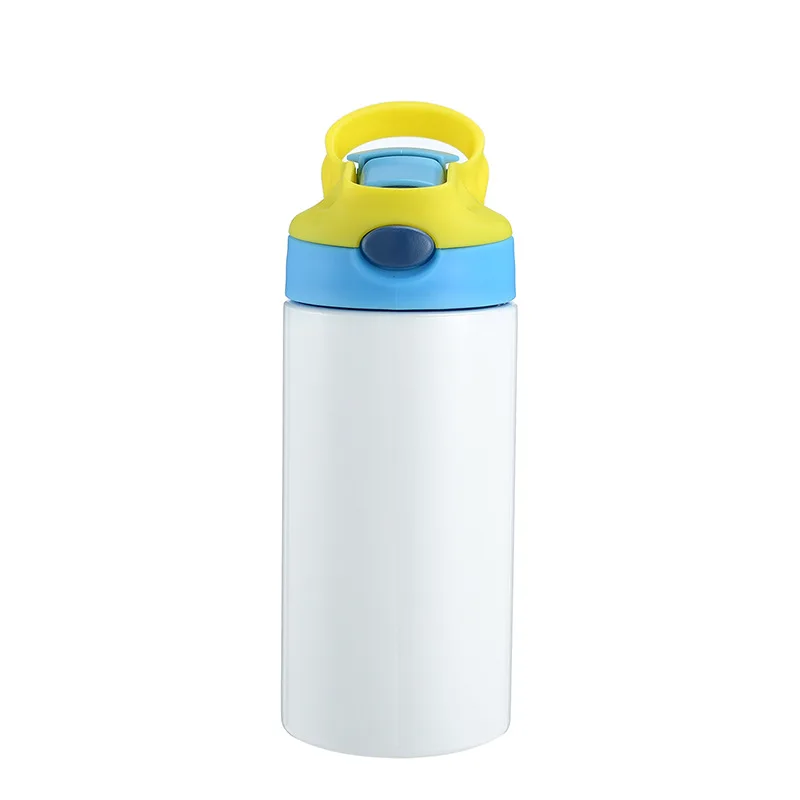 Sublimation Blank Kids Sport Water Bottles Outdoor Childrens Cup Thermos Double Wall Vacuum Flask Travel Drinking Tumbler