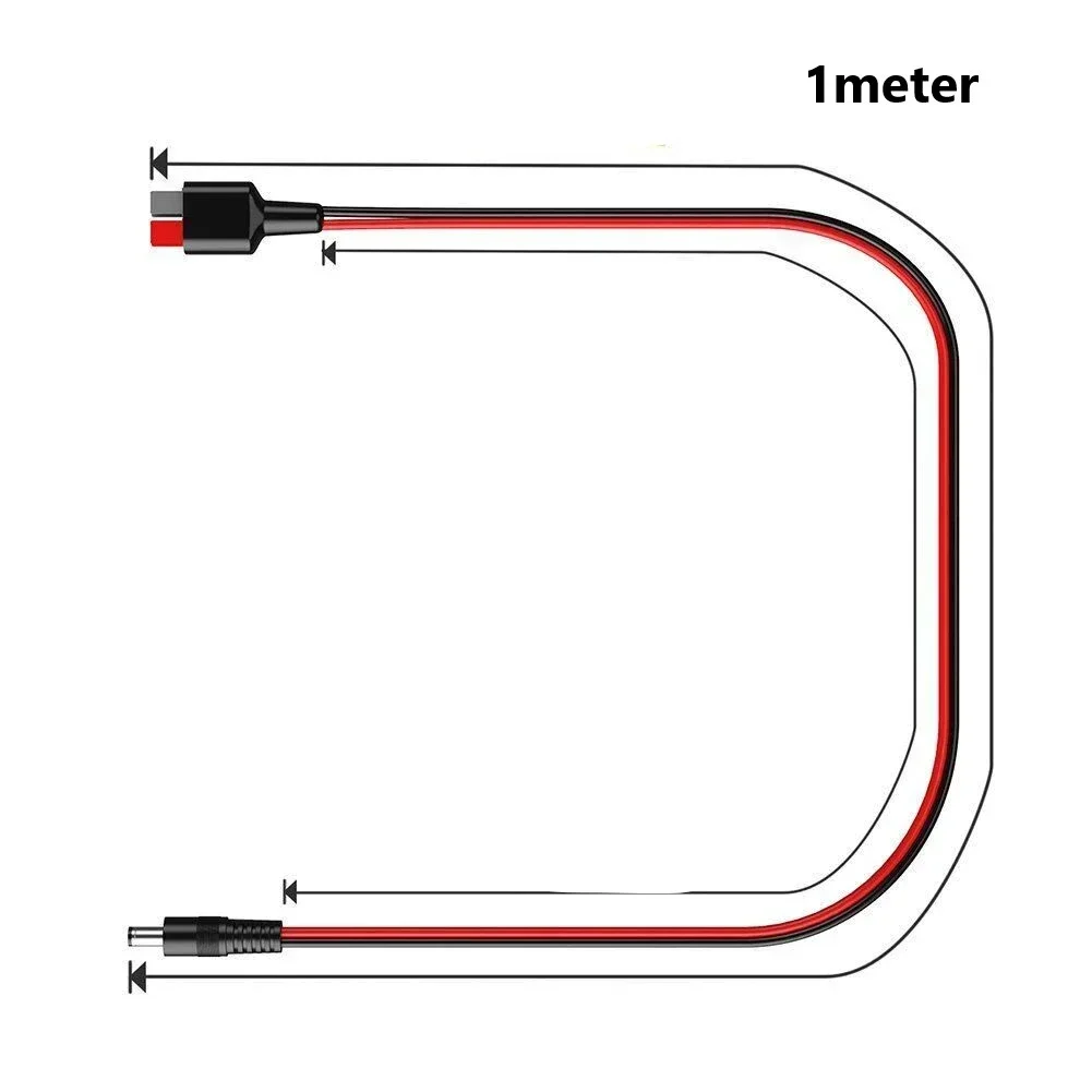 30A Power Pole Connector For  Solar Adapter Cable DC 5.5x2.5mm Solar Panel Cable Connect Home Replacement Accessories