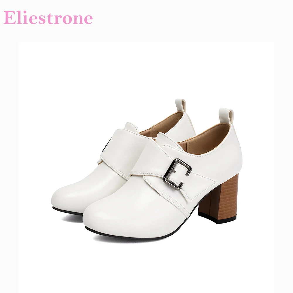 

Удобные женские туфли-лодочки 2026 года на каблуке-блоке 7 см, большие размеры, для вечеринок, размеры 13, 45, 47, 50, нескользящие