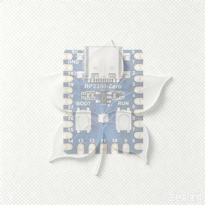 Raspberry Pi RP2350 Zero 2 Microcontroller Board High Efficiency Development Kit for Smart Agriculture IoT Device R&D