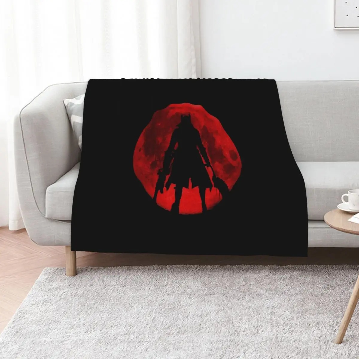Bloodborne Throw Blanket cosplay anime Extra Large Throw Blankets Sofas Of Decoration blankets ands Flannel halloween Blankets
