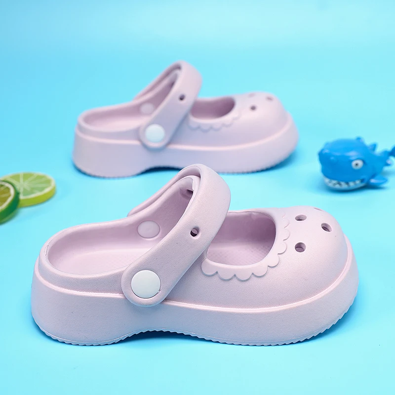 Girls Garden Clogs Slippers Breathable Anti-Slip Quick Dry Sandals Summer Beach Pool Water Shoes for Kids