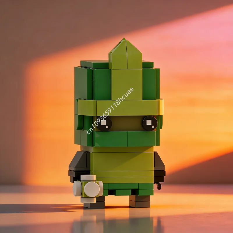 

Набор строительных блоков MOC «Змеиный замок» (151 деталь), модель Brickheadz, архитектурный конструктор, рождественский подарок, креативная игрушка для самостоятельной сборки, развивающая игрушка