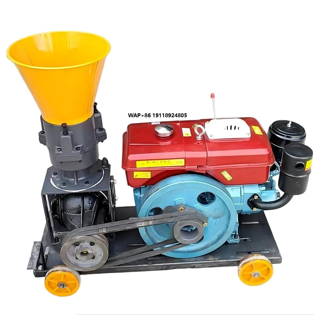 

Новая высокопроизводительная машина для производства гранулированного корма из углеродистой стали, 500 кг/ч, с двигателем 11 кВт, регулируемый гранулятор
