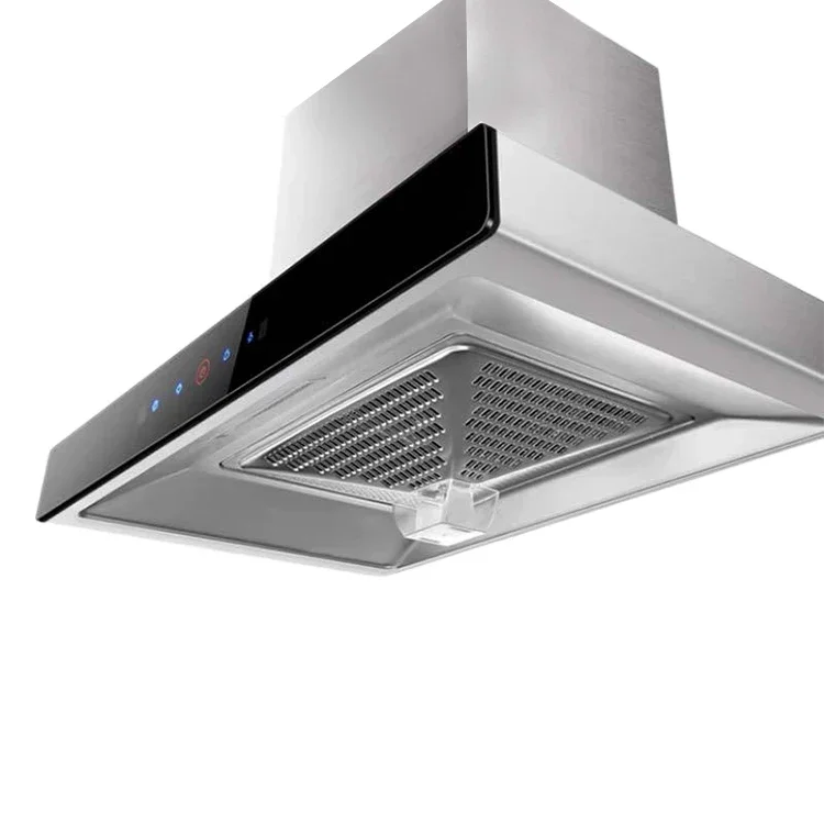 Top Suction Range Hood Suction European -style Home Kitchen 600mm Key Pump Range Hood 600*450*500mm