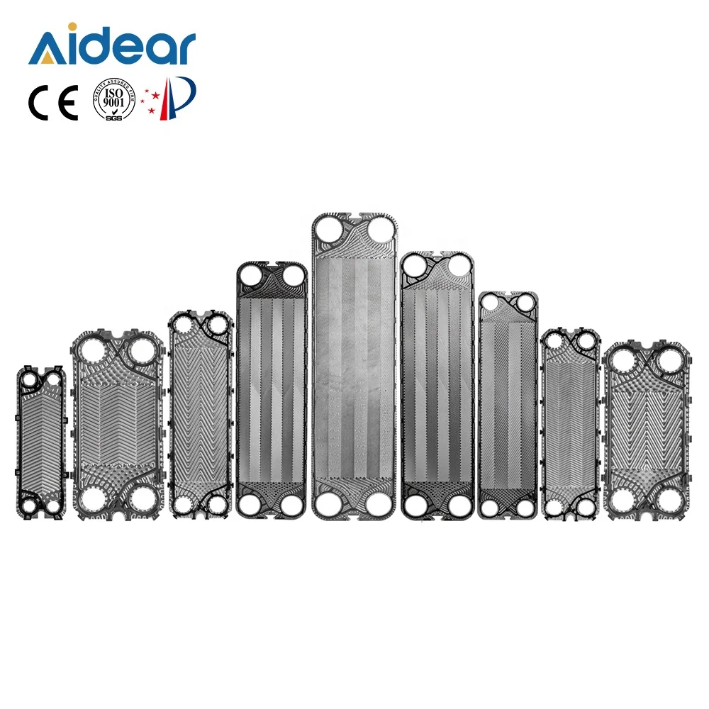 SS316L Detachable Plate Heat Exchanger for Chemical Process Liquid Cooling Heating and Solvent Recovery Applications