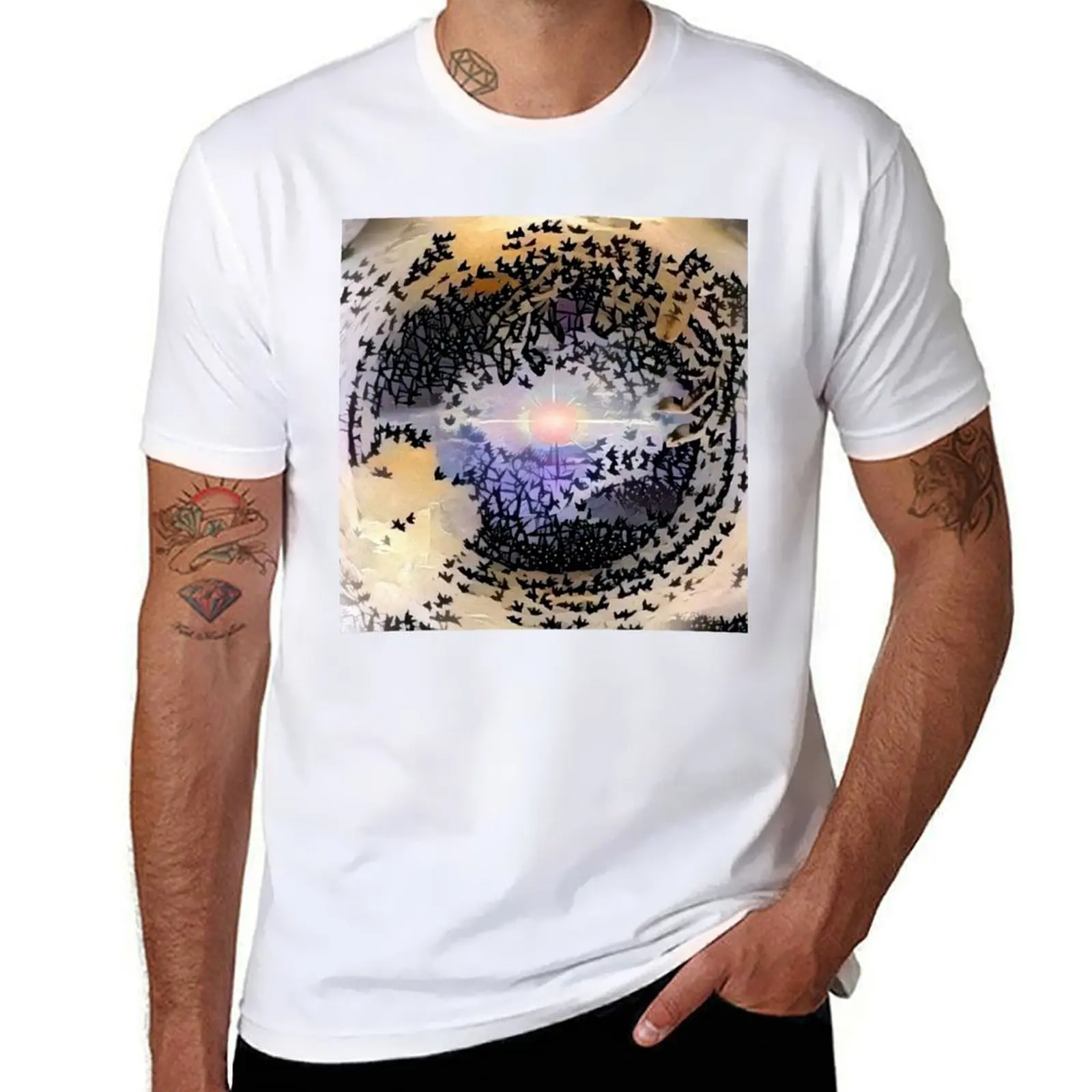 Eye T-Shirt Festival Casual Short Sleeve