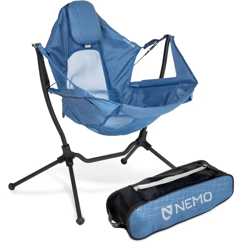 

2024 New Reclining Camp Chair | Luxury Recliner for Maximum Camping Comfort and Stargazing