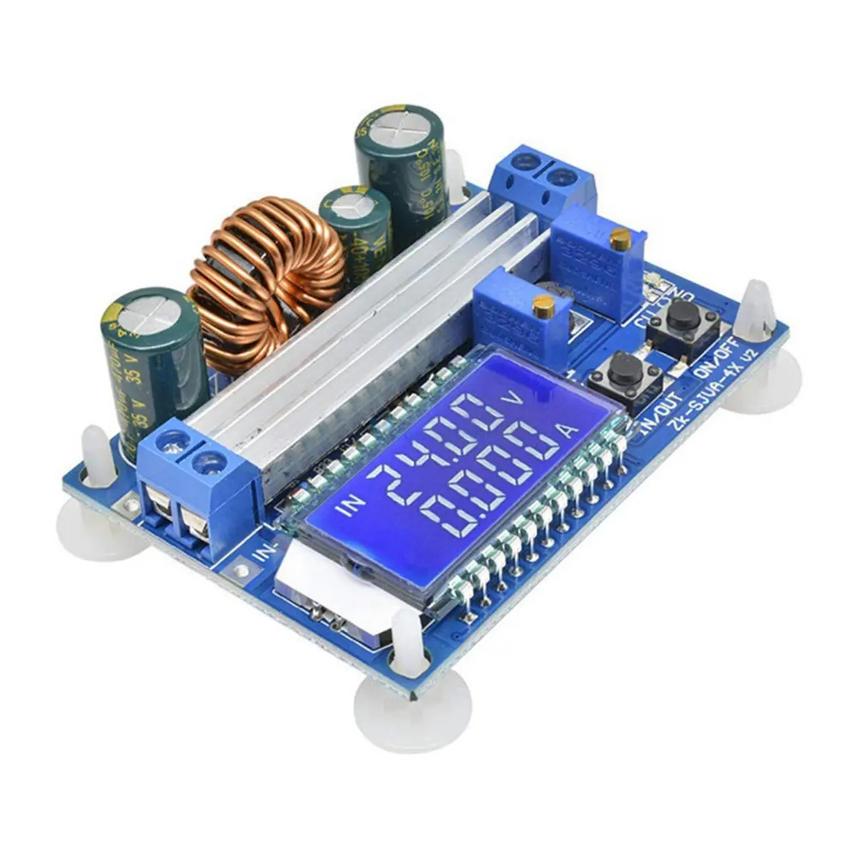SDFC 5X 35W DC 5.5-30V to 0.5-30V Digital LCD Display Automatic Step Up Down Buck Boost Converter Power Supply Module