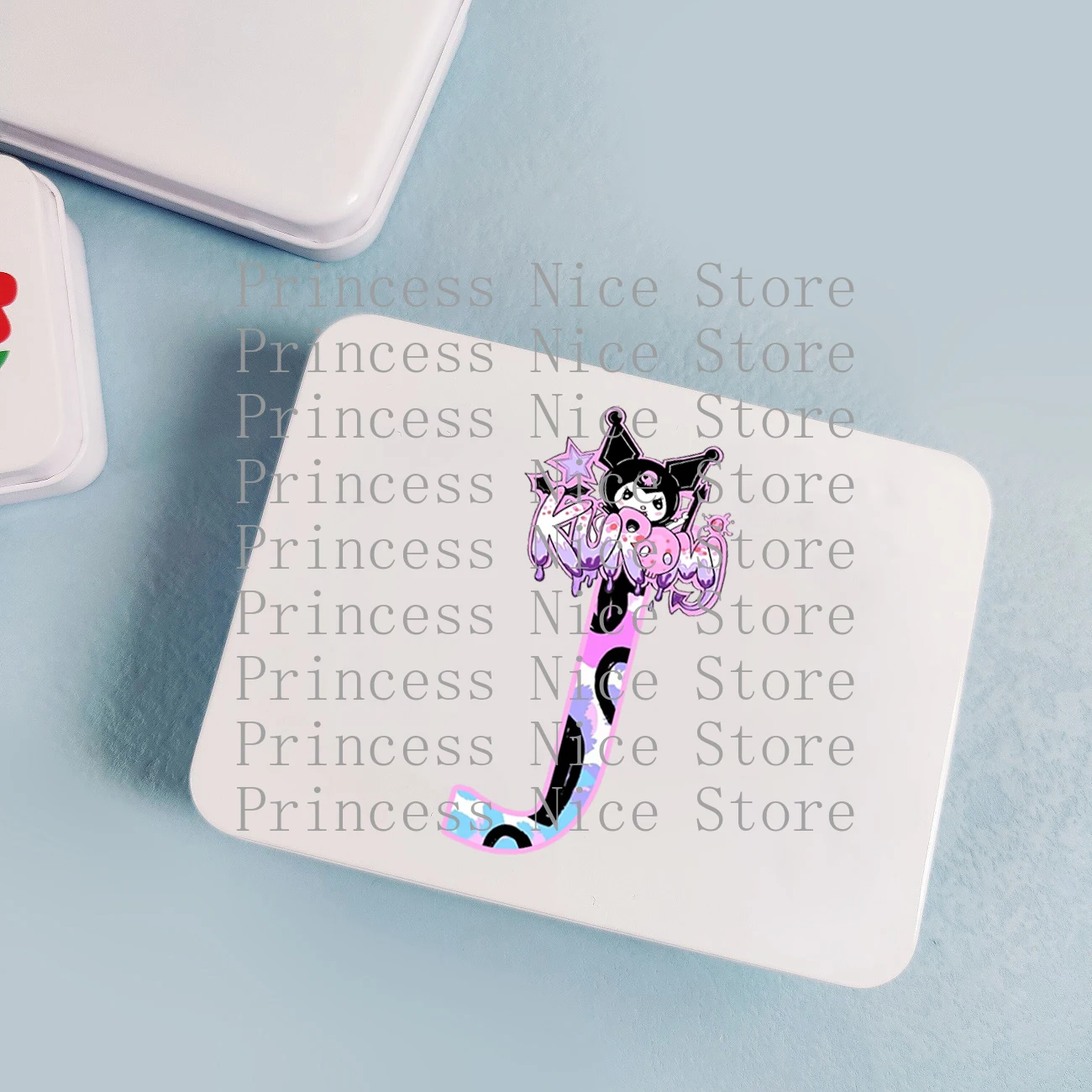 صندوق حديد كورومي، عبوة رائعة للطلاب، كاواي، تنظيم تخزين المجوهرات، أقراط مستطيلة، خاتم فتاة، هدية المهرجان #2