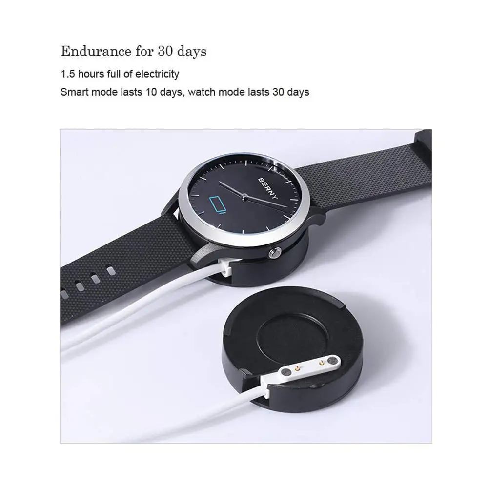 BERNY Smart Watch for Women Men Couple Heart Rate Monitor Waterproof Sports Fitness Tracker Android IOS Clock