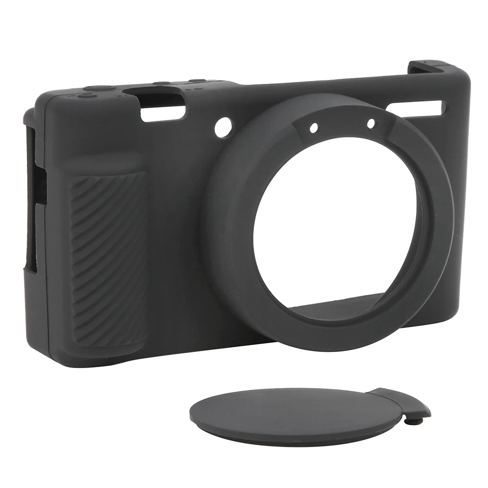 Digital Camera Protective Case Digital Camera Silicone Protective Cover Case Accessory for Sony ZV1 Camera Black