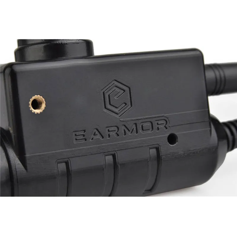 EARMOR M52 PTT อะแดปเตอร์ Airsoft ยุทธวิธี PTT Kenwood Midland ขยาย Finger สายปุ่มผสม