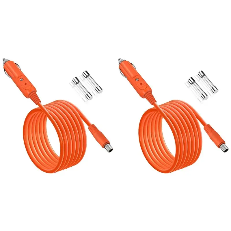 Leading-2X 14AWG Car Charging Cable For Jackery Power Station Explorer 3000 Pro 2000 Pro 2000 1500 1000 - DC8020 Plug 2M