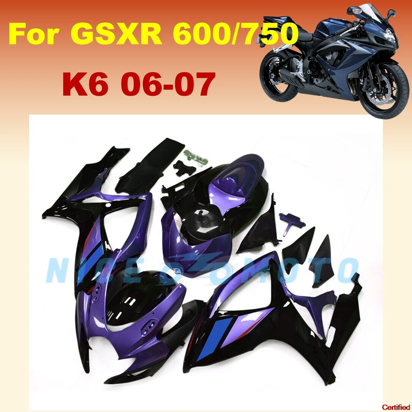 Purple Black Set Fo… - image