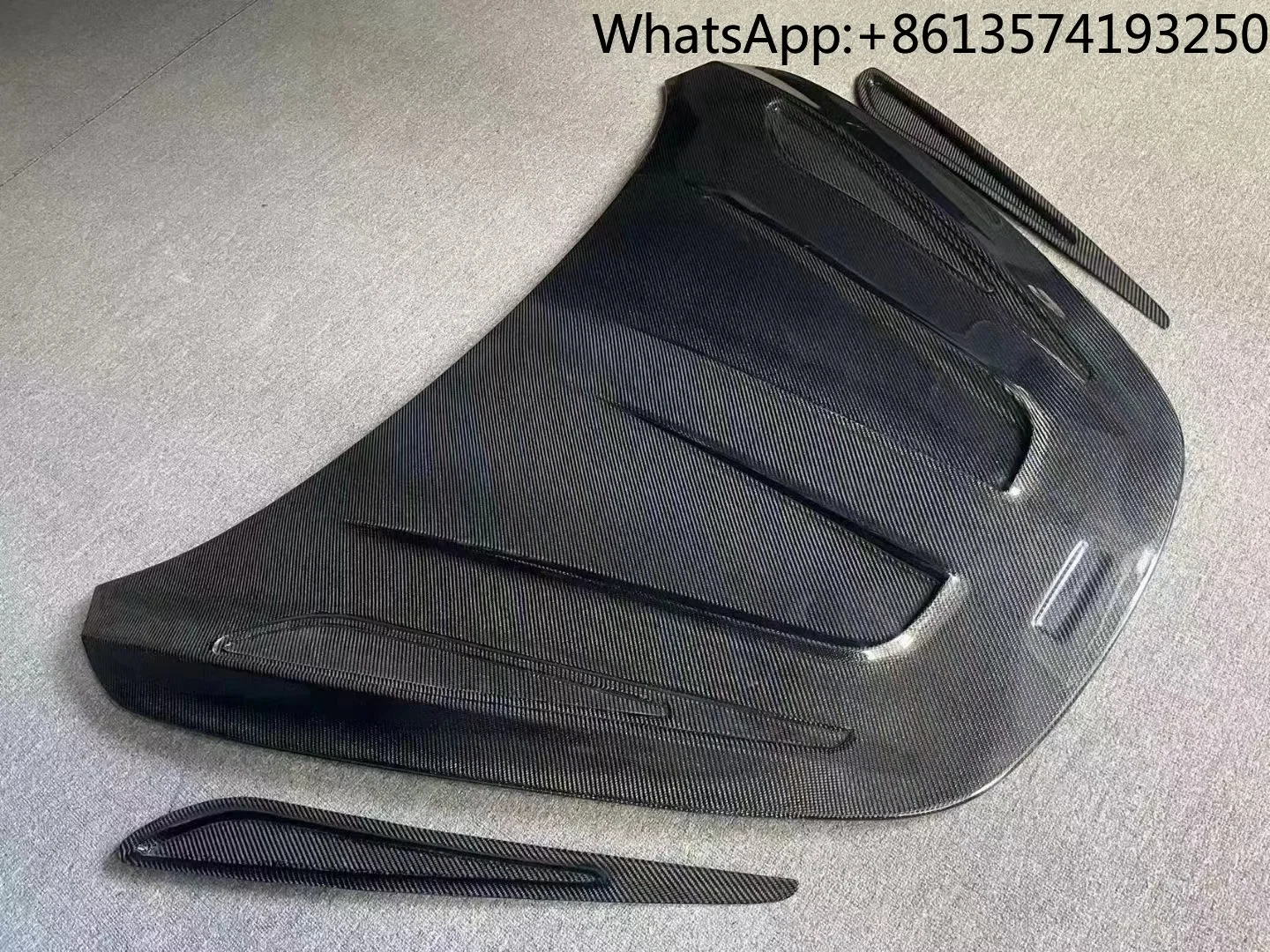 

For Black Dry Carbon Fiber Hot Selling 720S MS Style Car Engine Hood Suitable For McLaren 720S Carbon Fiber Engine Hoods