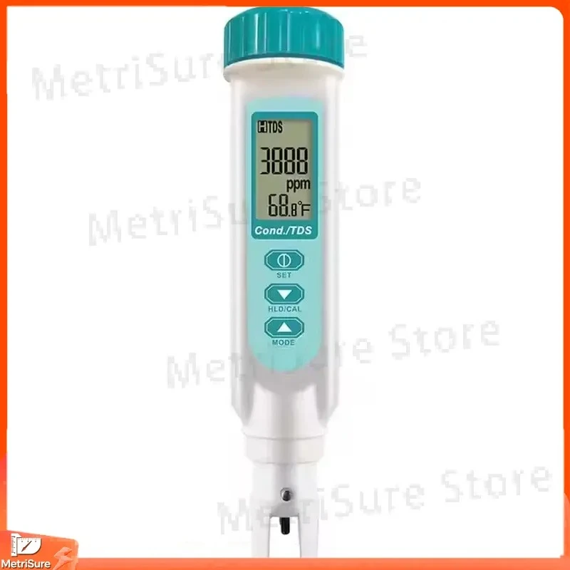 High Precision Conductivity TDS Salinity Meter Water Quality Tester Pen for Aquarium Hydroponics Pool Spa Lab Analysis