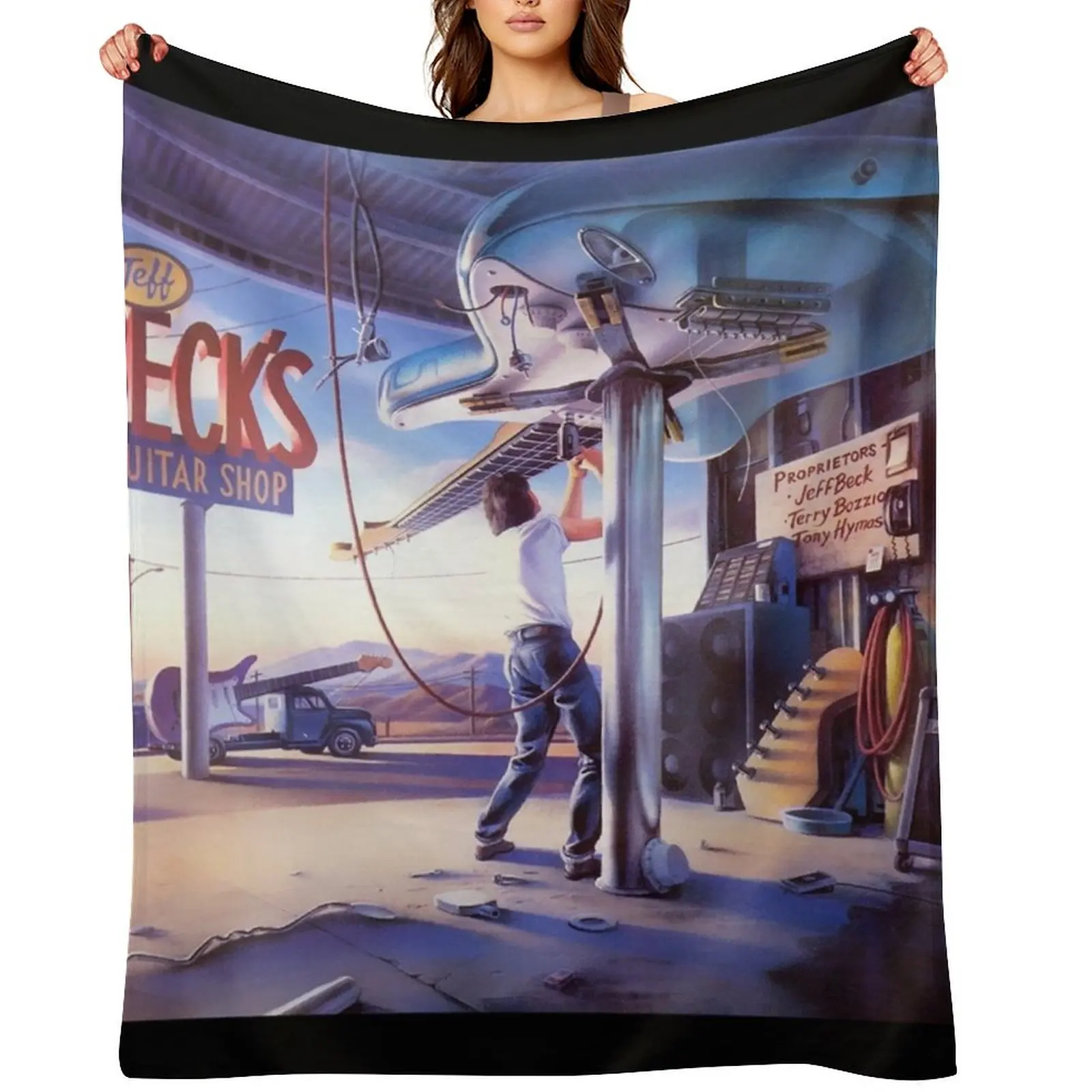 

Jeff beck Jeff becks guitar shop Throw Blanket Custom Sofa Throw Flannel Fabric for babies Blankets