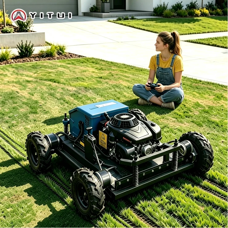 Customized Lawn Mower Grass Cutter Compact Body Easy Operation Suitable For Courtyard Greening And Landscaping Projects